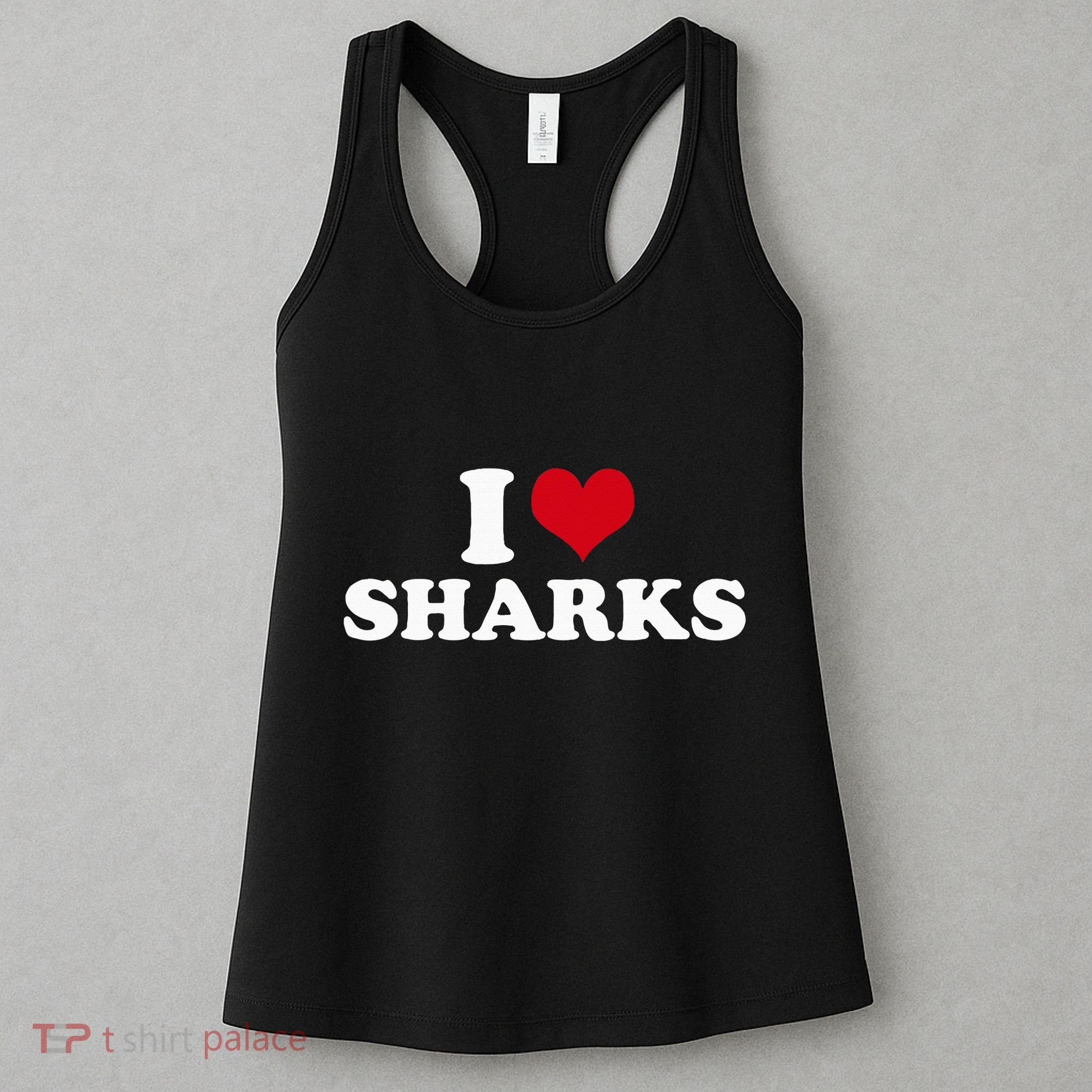I Heart Sharks Women's Tank Top