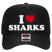 I Heart Sharks Hat thumb 0