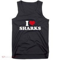 I Heart Sharks Tank Top thumb 0