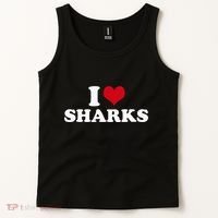 I Heart Sharks Tank Top thumb 2