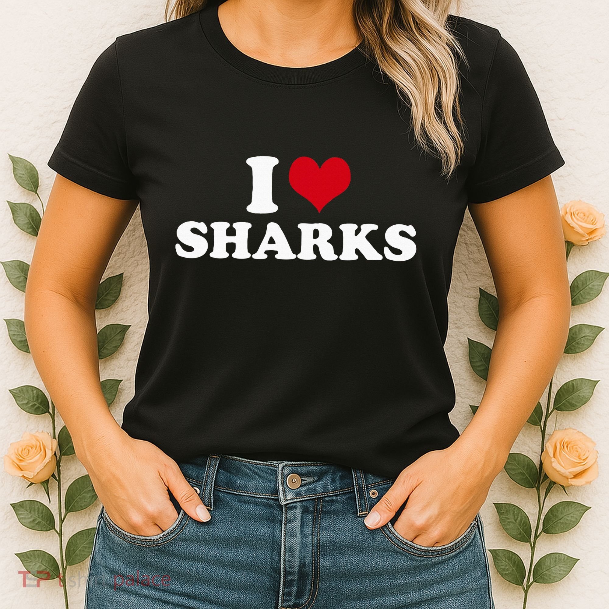 I Heart Sharks Women's T-Shirt