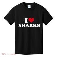 I Heart Sharks Kids T-Shirt thumb 0