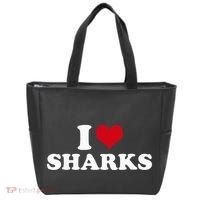I Heart Sharks Tote Bag thumb 0