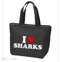 I Heart Sharks Tote Bag thumb 3