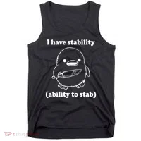 I Have Stability Ability To Stab Funny Tank Top thumb 0