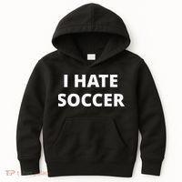 I Hate Soccer Kids Hoodie thumb 0