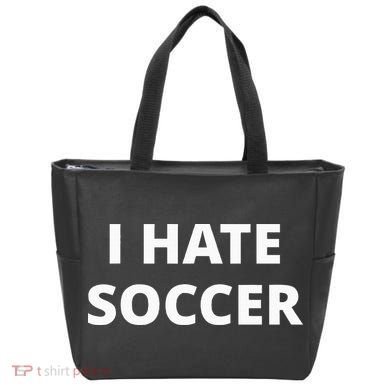 I Hate Soccer Tote Bag