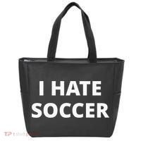 I Hate Soccer Tote Bag thumb 0