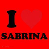 I Heart Sabrina First Name I Love Personalized Stuff Santa Hat thumb 1