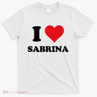 I Heart Sabrina First Name I Love Personalized Stuff T-Shirt