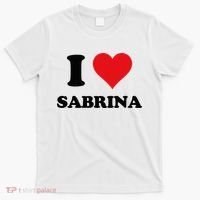 I Heart Sabrina First Name I Love Personalized Stuff T-Shirt thumb 0