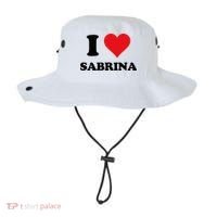 I Heart Sabrina First Name I Love Personalized Stuff Bucket Hat thumb 0