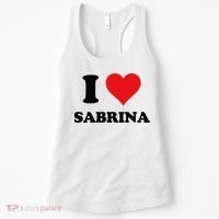 I Heart Sabrina First Name I Love Personalized Stuff Women's Tank Top thumb 0