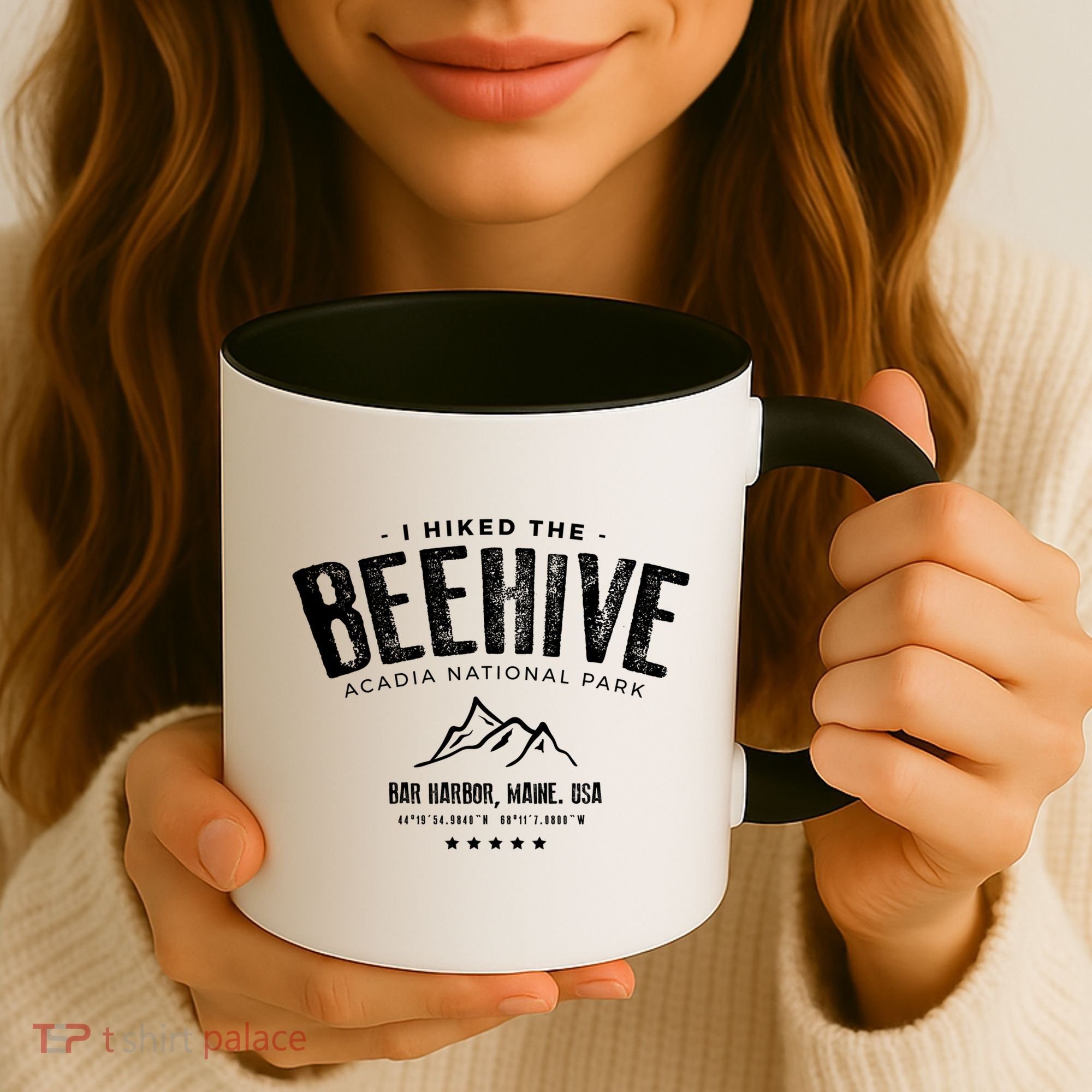 I Hiked The Beehive Trail Acadia National Park Gift Coffee Mug