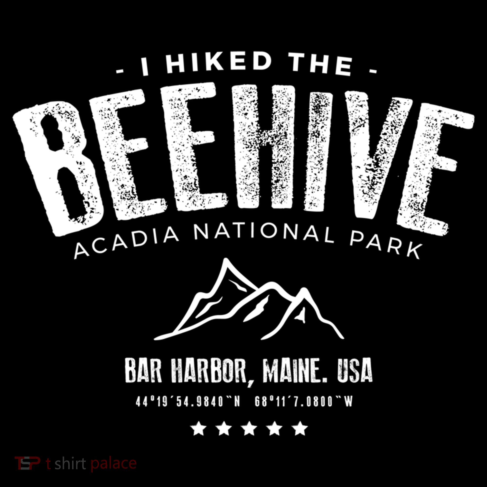 I Hiked The Beehive Trail Acadia National Park Gift Women's Hoodie