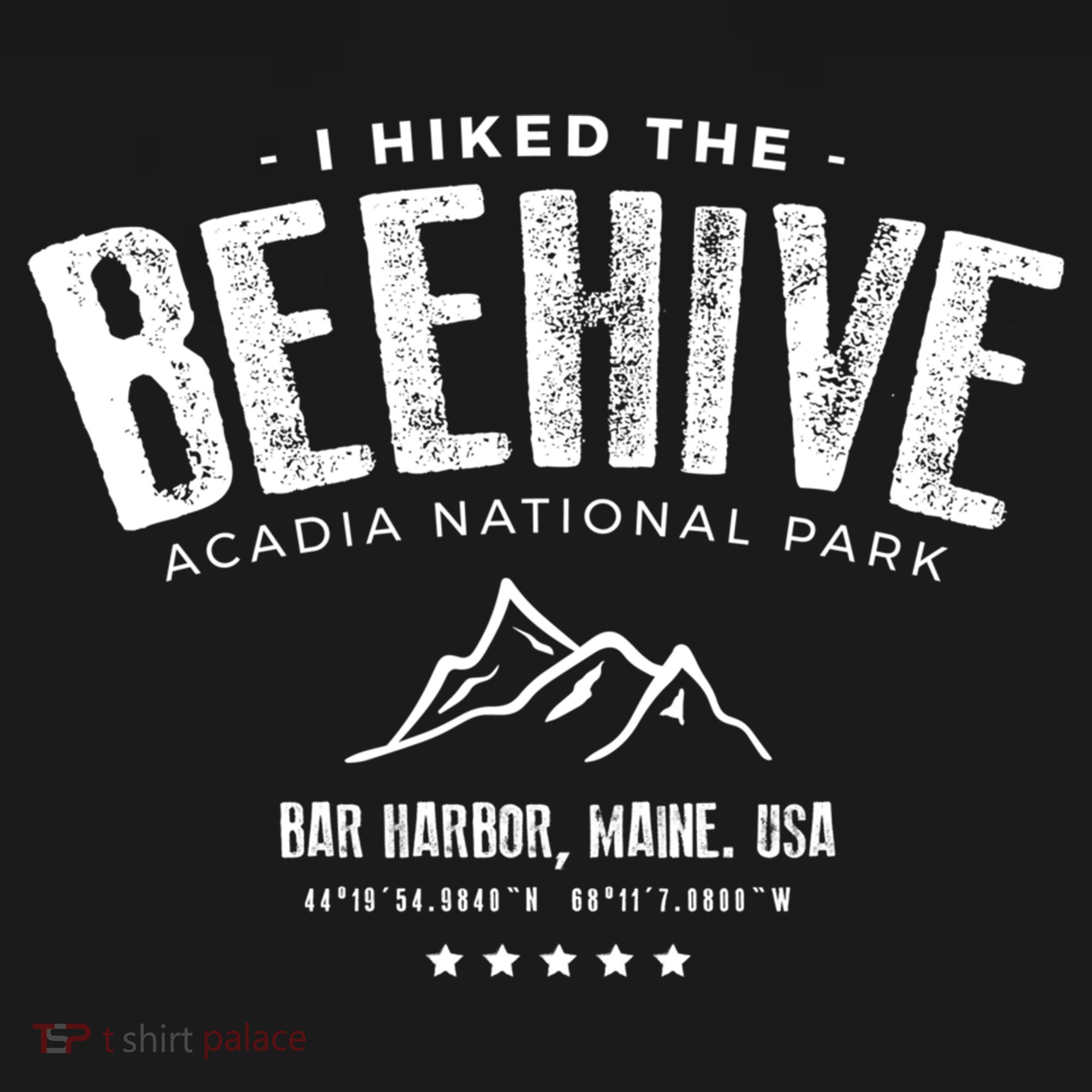 I Hiked The Beehive Trail Acadia National Park Gift Ornament