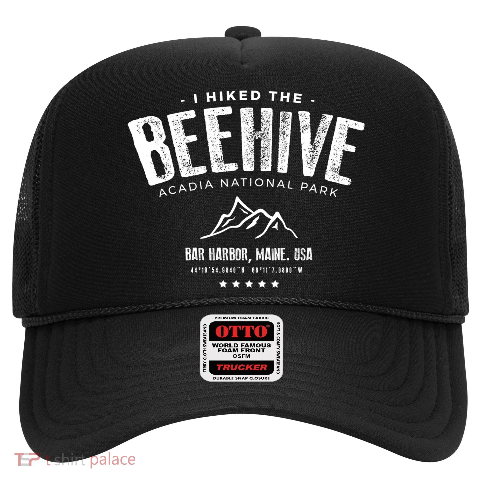 I Hiked The Beehive Trail Acadia National Park Gift Hat