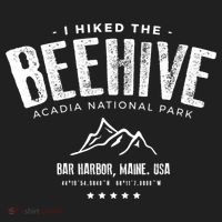 I Hiked The Beehive Trail Acadia National Park Gift Hat thumb 2