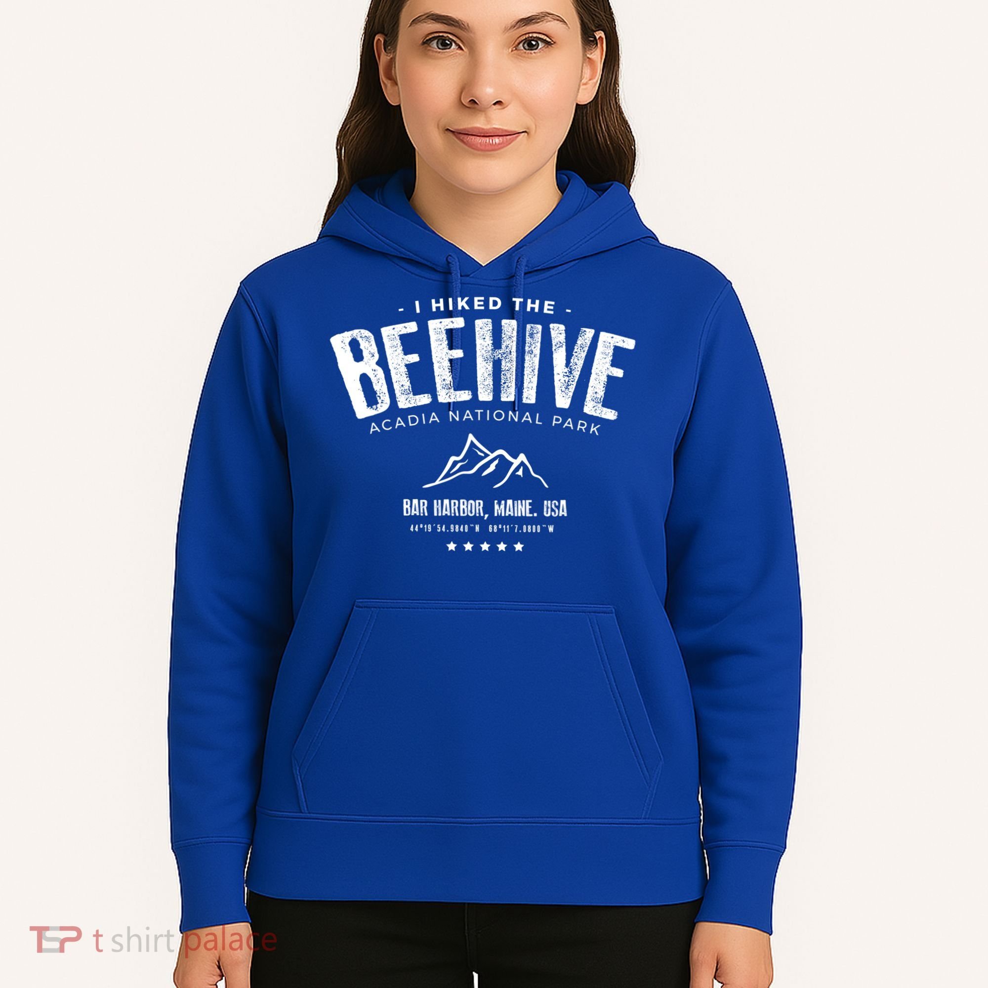 I Hiked The Beehive Trail Acadia National Park Gift Hoodie