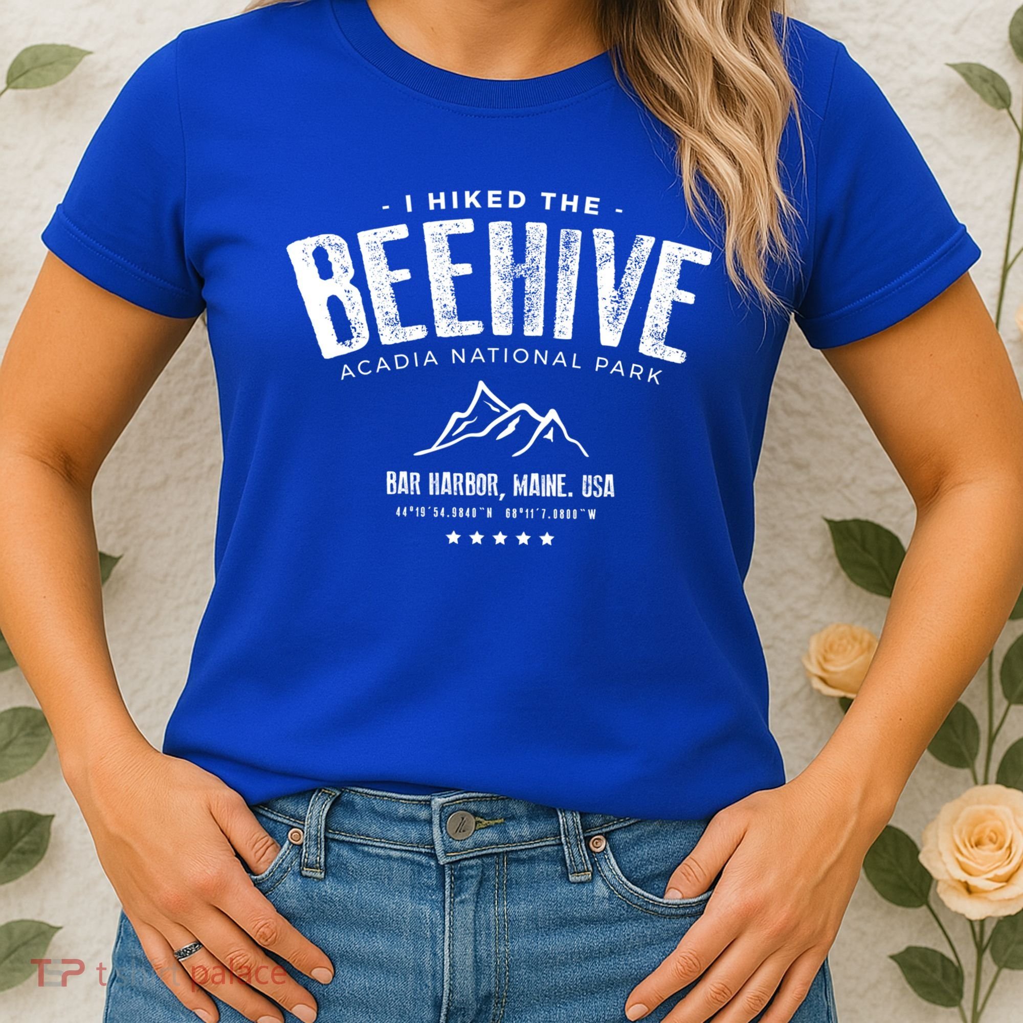 I Hiked The Beehive Trail Acadia National Park Gift Women's T-Shirt