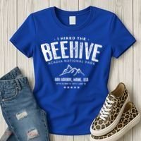 I Hiked The Beehive Trail Acadia National Park Gift Women's T-Shirt thumb 3