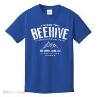 I Hiked The Beehive Trail Acadia National Park Gift Kids T-Shirt thumb 0