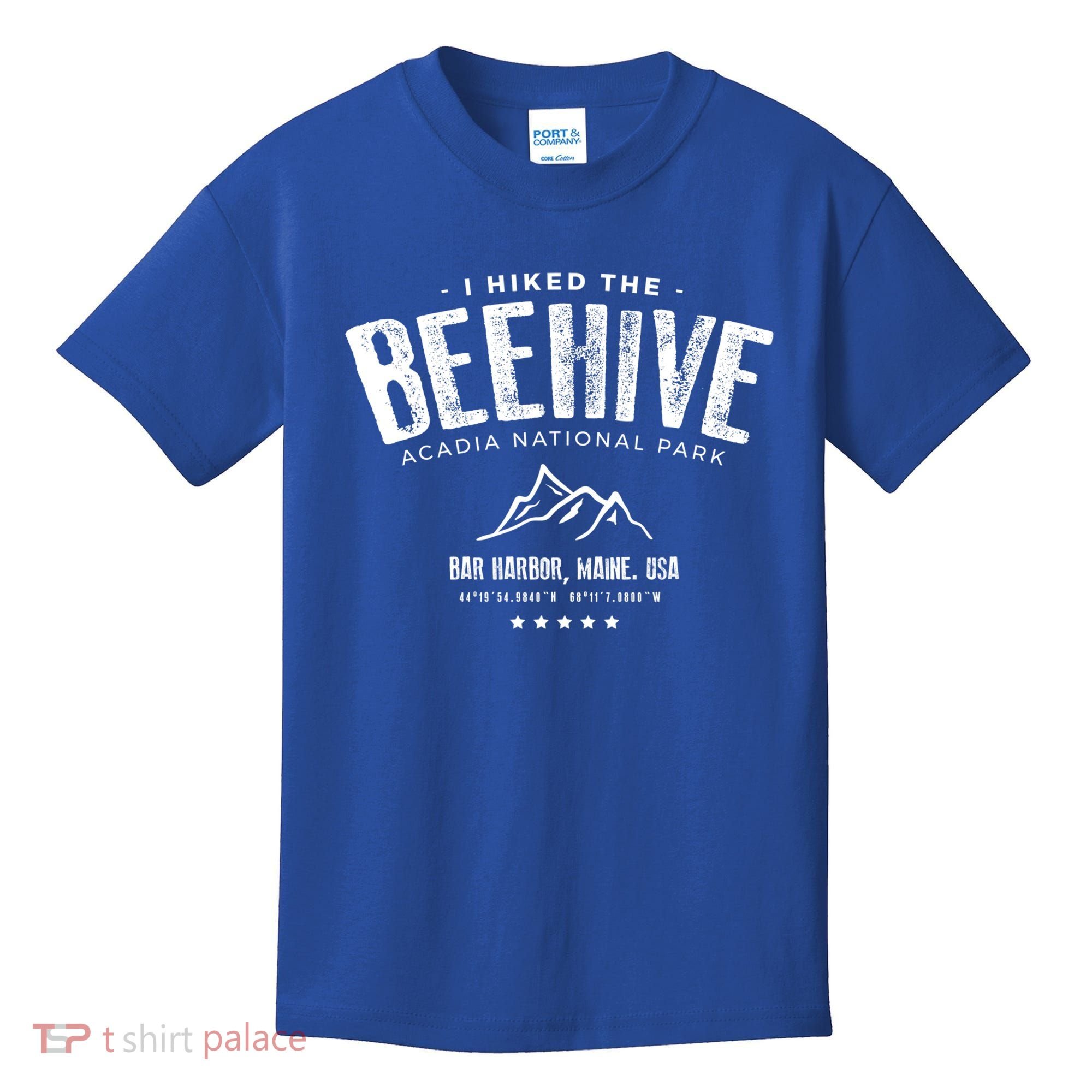 I Hiked The Beehive Trail Acadia National Park Gift Kids T-Shirt