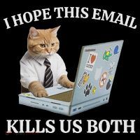 I Hope This Email Kills Us Both Kids Sweatshirt thumb 2