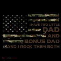 I Have Two Titles Dad And Bonus Dad Military Camo Flag Coffee Mug thumb 5