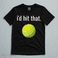 Id Hit That Tennis Shirts Funny Tennis Gift T-Shirt thumb 5