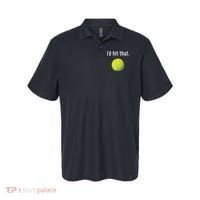 Id Hit That Tennis Shirts Funny Tennis Gift Polo thumb 0