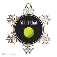 Id Hit That Tennis Shirts Funny Tennis Gift Ornament thumb 0