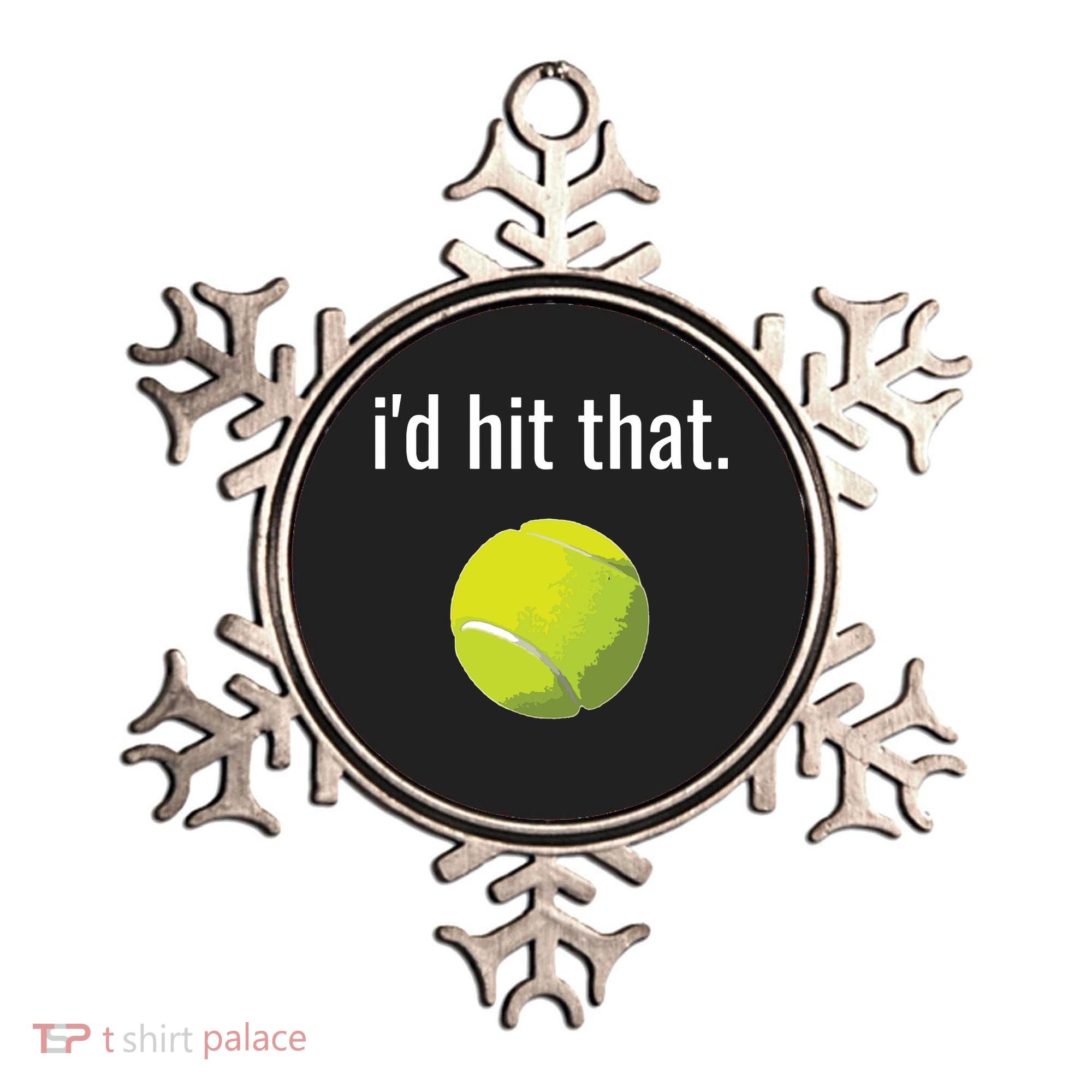 Id Hit That Tennis Shirts Funny Tennis Gift Ornament