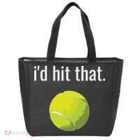 Id Hit That Tennis Shirts Funny Tennis Gift Tote Bag thumb 0