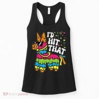 Id Hit That Pinata Cinco De Mayo Funny Fiesta 5 De Mayo Women's Tank Top thumb 0