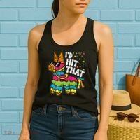 Id Hit That Pinata Cinco De Mayo Funny Fiesta 5 De Mayo Women's Tank Top thumb 2