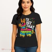 Id Hit That Pinata Cinco De Mayo Funny Fiesta 5 De Mayo Women's T-Shirt thumb 4