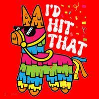 Id Hit That Pinata Cinco De Mayo Funny Fiesta 5 De Mayo Santa Hat thumb 1