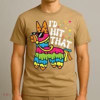 Id Hit That Pinata Cinco De Mayo Funny Fiesta 5 De Mayo T-Shirt thumb 3