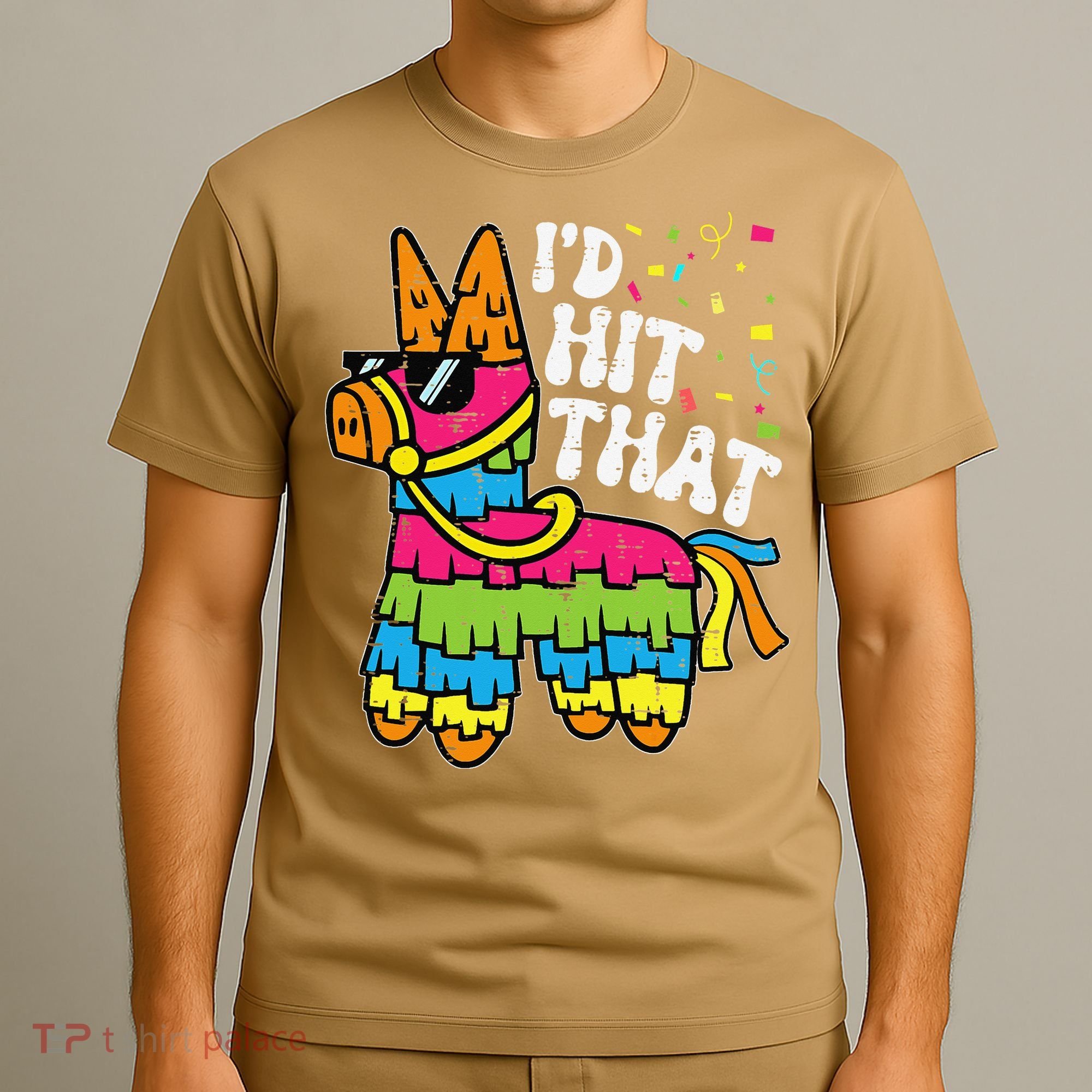 Id Hit That Pinata Cinco De Mayo Funny Fiesta 5 De Mayo T-Shirt