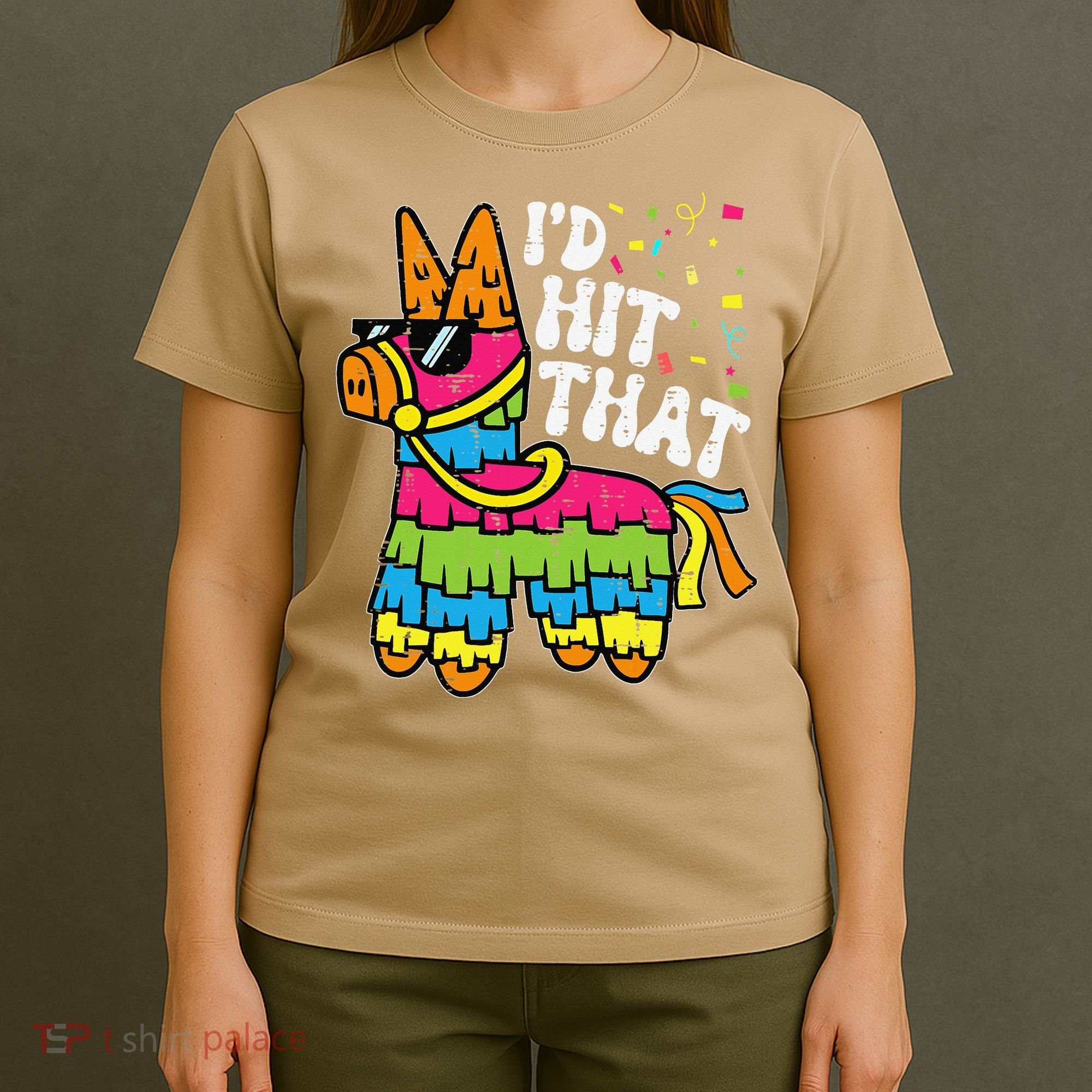 Id Hit That Pinata Cinco De Mayo Funny Fiesta 5 De Mayo T-Shirt