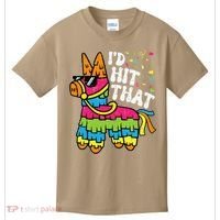 Id Hit That Pinata Cinco De Mayo Funny Fiesta 5 De Mayo Kids T-Shirt thumb 0