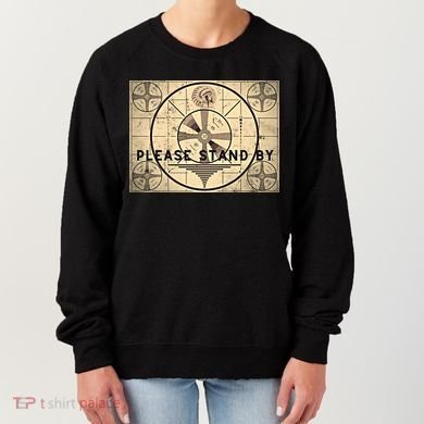 Indian Head TV Test Pattern Old Television Color Bars Women's Sweatshirt
