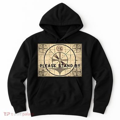 Indian Head TV Test Pattern Old Television Color Bars Hoodie