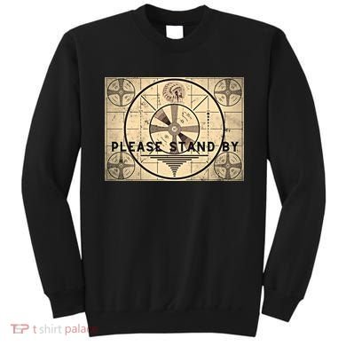 Indian Head TV Test Pattern Old Television Color Bars Sweatshirt