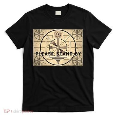Indian Head TV Test Pattern Old Television Color Bars T-Shirt