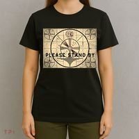 Indian Head TV Test Pattern Old Television Color Bars T-Shirt thumb 4