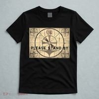 Indian Head TV Test Pattern Old Television Color Bars T-Shirt thumb 5