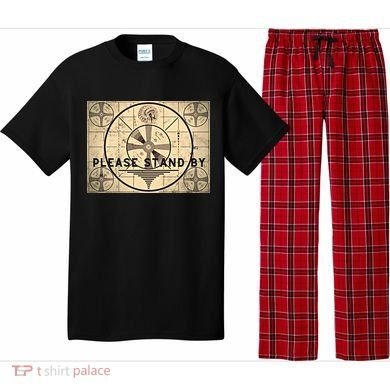 Indian Head TV Test Pattern Old Television Color Bars Pajama Set