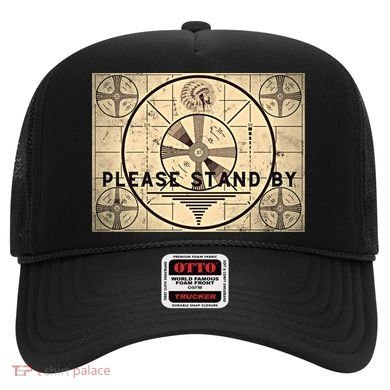 Indian Head TV Test Pattern Old Television Color Bars Hat